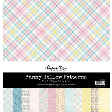12X12 Paper Collection, Bunny Hollow Patterns