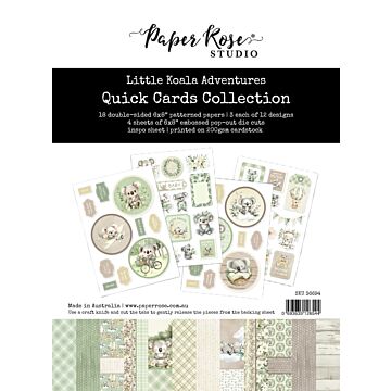 Paper Rose Studio Little Koala Adventures Quick Cards Collection