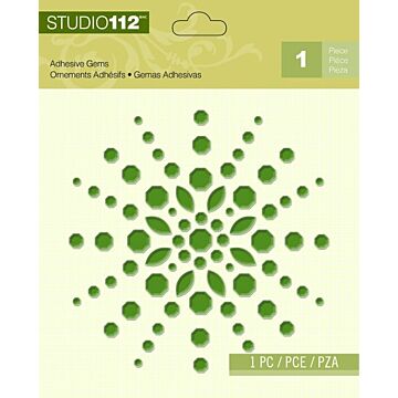Studio 112 Green Shape Adhesive Gem