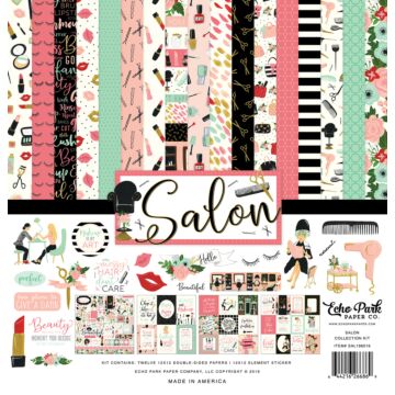 Echo Park - 12"X12" Collection Kit - Salon