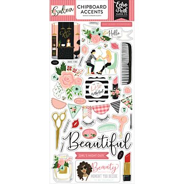 Echo Park - Salon 6x13 Chipboard Accents