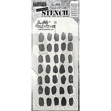 Tim Holtz Layering Stencil, Brush Mark