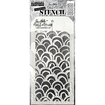 Tim Holtz Layering Stencil, Brush Arch