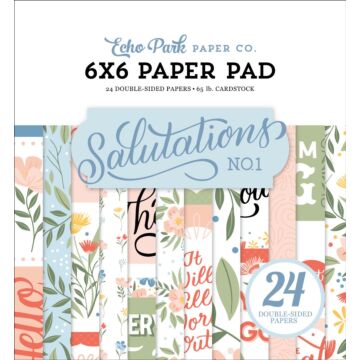Echo Park Salutations No. 1 6x6 Paper Pad
