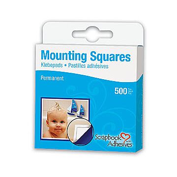 Scrapbook Adhesives by 3L Mounting Squares Regular 500