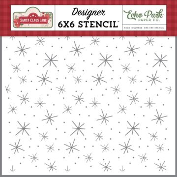 Echo Park Santa Claus Lane: Sparkle Of The Season Stencil