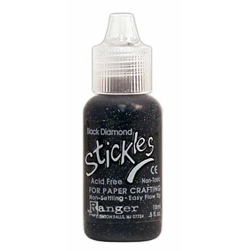 Ranger Ink - Stickles Glitter Glue - Black Diamond