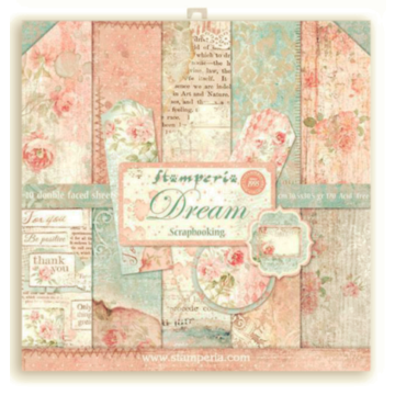 Stamperia - Scrapbooking Pad 10 sheets cm 30,5x30,5 (12"x12") - Dream
