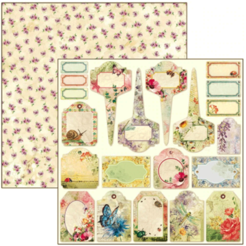 Ciao Bella Double-Sided Cardstock 90lb 12"X12" Microcosmos Tags