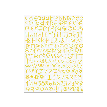 Doodlebug - All mixed Up Medium Rub-Ons-Bumblebee