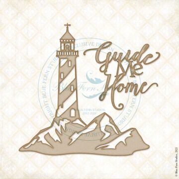 Blue Fern Studio - Chipboard - Seaside Cottage - Guide Me Home