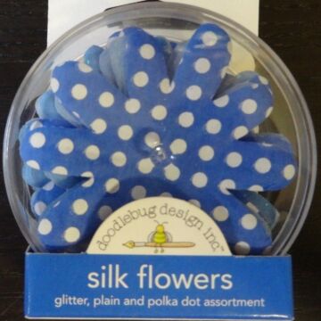 Doodlebug - Silk Flowers - Blue Jean