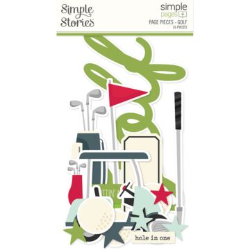 Simple Stories Simple Pages Page Pieces, Golf