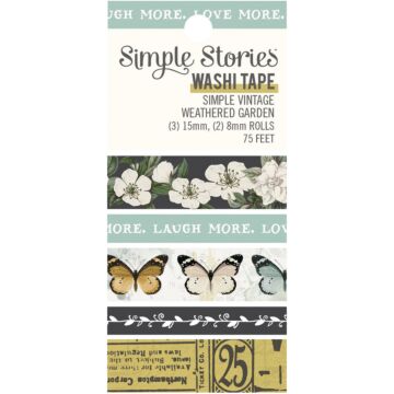 Simple Stories Washi Tape, Simple Vintage Weathered Garden