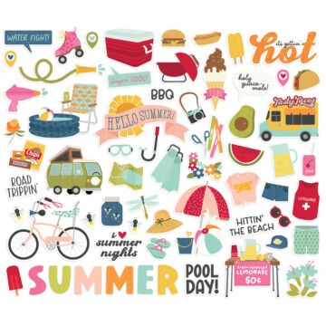 Simple Stories Bits & Pieces, Summer Lovin'