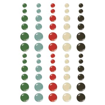 Simple Stories - Enamel Dots, Hearth & Holiday