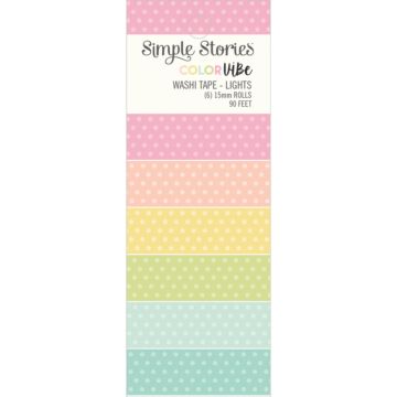 Simple Stories Color Vibe Washi Tape, Lights