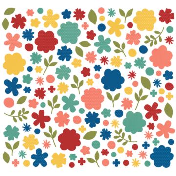 Simple Stories Color Vibe Flower Bits, Bolds