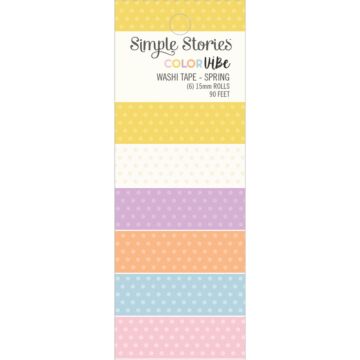Simple Stories Color Vibe Washi Tape, Spring