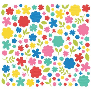Simple Stories Color Vibe Flower Bits, Summer