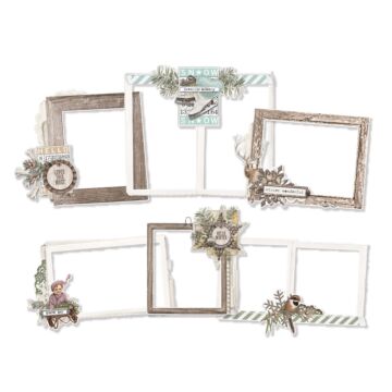 Simple Stories Chipboard Frames, Simple Vintage Winter Woods