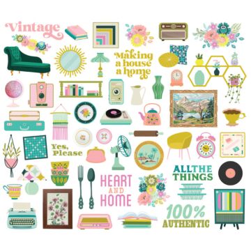 Simple Stories Bits & Pieces, Flea Market