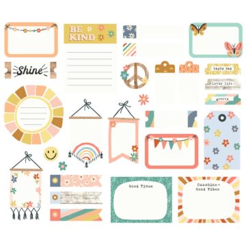 Simple Stories Journal Bits & Pieces, Boho Sunshine