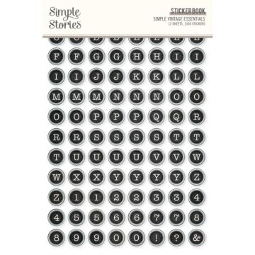 Simple Stories Sticker Book, Simple Vintage Essentials