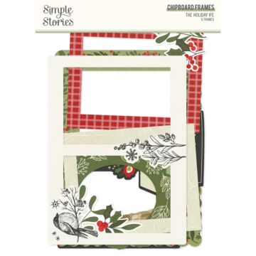 Simple Stories Chipboard Frames, The Holiday Life