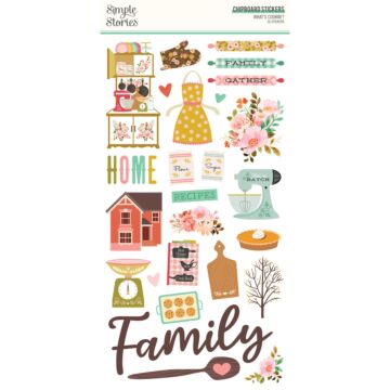 Simple Stories 6X12 Chipboard, What's Cookin'?