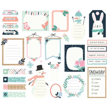 Simple Stories Journal Bits & Pieces, Winter Wonder