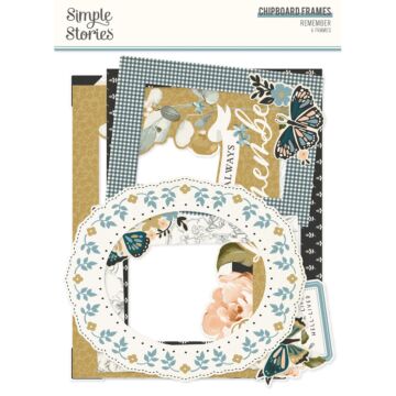 Simple Stories Chipboard Frames, Remember