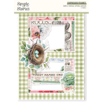 Simple Stories Chipboard Frames, Simple Vintage Spring Garden