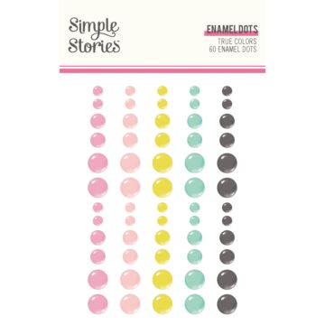 Simple Stories Enamel Dots, True Colors
