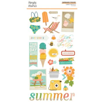 Simple Stories 6X12 Chipboard, Summer Snapshots