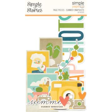 Simple Stories Simple Pages Page Pieces, Summer Snapshots