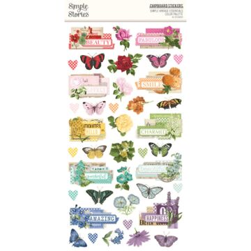 Simple Stories 6X12 Chipboard, Simple Vintage Essentials Color Palette