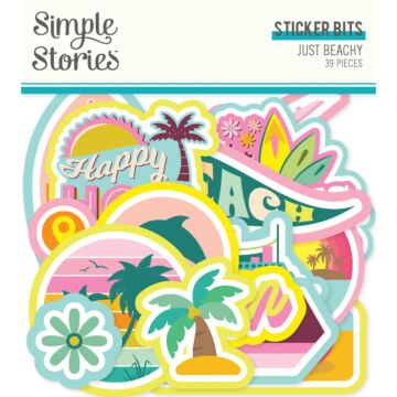 Simple Stories Sticker Bits & Pieces, Just Beachy