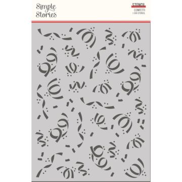 Simple Stories Stencil, Say Cheese Magic - Confetti