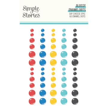 Simple Stories Glossy Enamel Dots, Say Cheese Epic