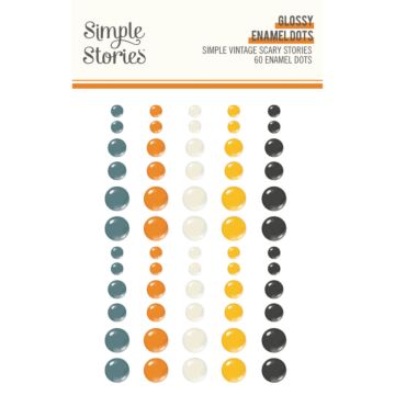 Simple Stories Glossy Enamel Dots, Simple Vintage Scary Stories