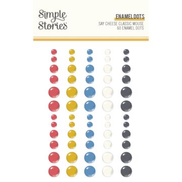 Simple Stories Enamel Dots, Say Cheese Classic Mouse