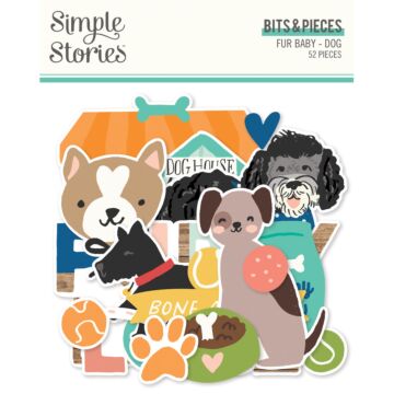 Simple Stories Bits & Pieces, Fur Baby Dog