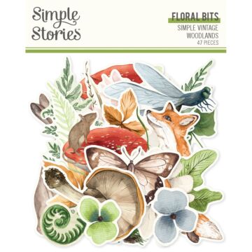 Simple Stories Floral Bits & Pieces, Simple Vintage Woodlands