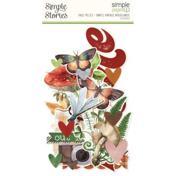 Simple Stories Simple Pages Page Pieces, Simple Vintage Woodlands