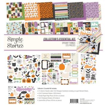 Simple Stories 12X12 Collector's Essential Kit, Spooky Things