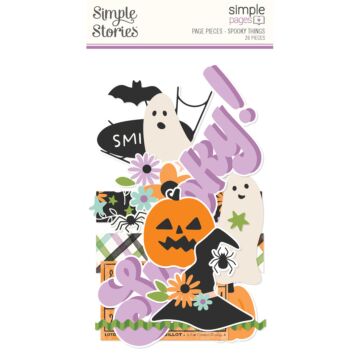 Simple Stories Simple Pages Page Pieces, Spooky Things