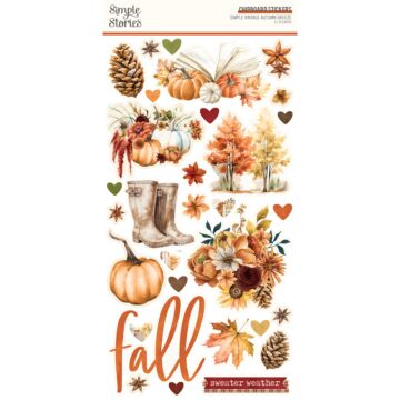Simple Stories 6X12 Chipboard, Simple Vintage Autumn Breeze