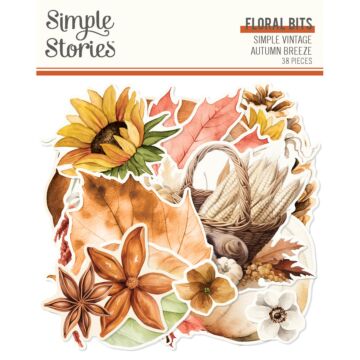 Simple Stories Floral Bits & Pieces, Simple Vintage Autumn Breeze