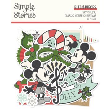 Simple Stories Bits & Pieces, Say Cheese Classic Mouse Christmas